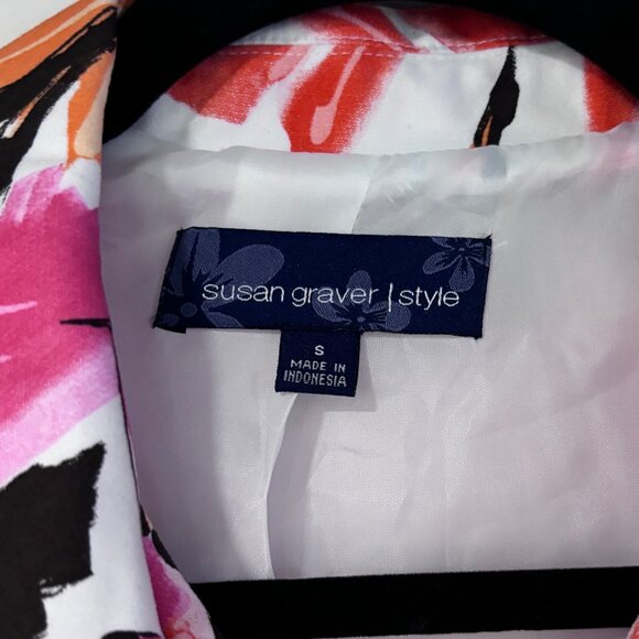 Susan Graver Spring Summer Lined Jacket S - Picture 7 of 8